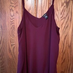 SOLD!! Torrid Deep Burgundy Camisole
